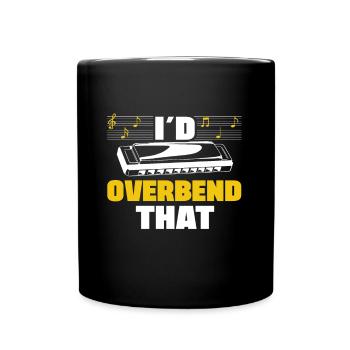 Id Overbend That Harmonicist French Harp Player - Full Colour Mug - black - Front