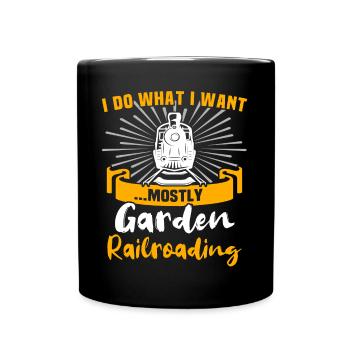 Garden Railway Garden Railway G Gauge - Full Colour Mug - black - Front