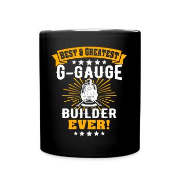 Garden Railway Garden Railway G Gauge - Full Colour Mug - black - Front