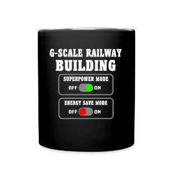 Garden Railway Garden Railway G Gauge - Full Colour Mug - black - Front