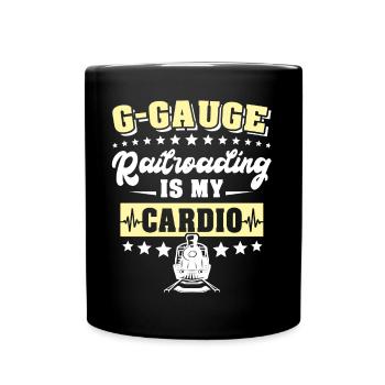 Garden Railway Garden Railway G Gauge - Full Colour Mug - black - Front