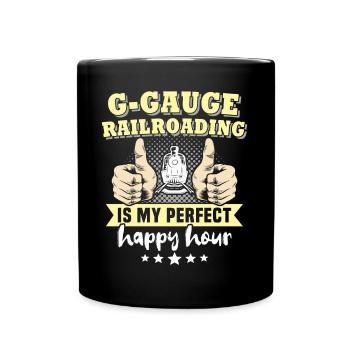Garden Railway Garden Railway G Gauge - Full Colour Mug - black - Front