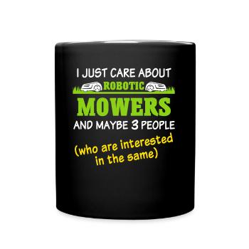 Tondeuse robot Robot tondeuse - Mug uni - noir - Devant
