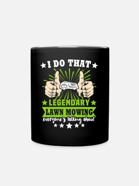 Robotic lawn mower Robot lawn mower - Full Colour Mug - black
