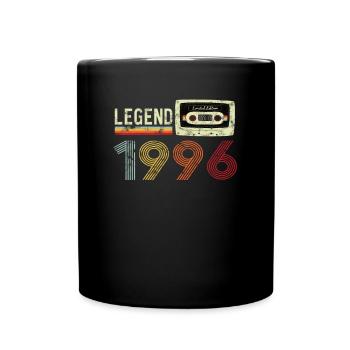 1996 Birthday Vintage Cassette - Mug uni - noir - Devant