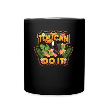 Toucan Do It - Tasse einfarbig - Schwarz - Vorne