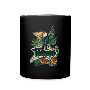 Toucan Do It - Tasse einfarbig - Schwarz - Vorne