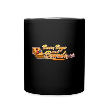 Cornhole - Beer Bags and Boards - Tasse einfarbig - Schwarz - Vorne