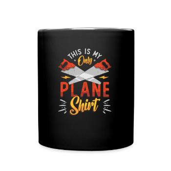 Charpentier - c’est mon seul outil - Mug uni - noir - Devant