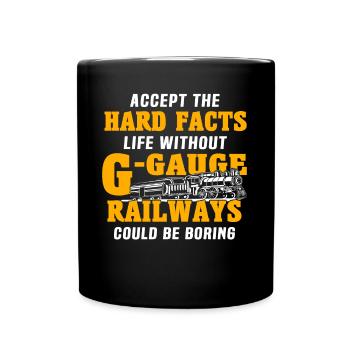 Garteneisenbahn Modelleisenbahn Spur G - Tasse einfarbig - Schwarz - Vorne