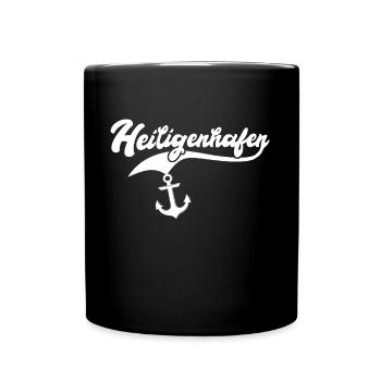 Heiligenhafen Sprüche Heiligenhafener Spruch - Tasse einfarbig - Schwarz - Vorne