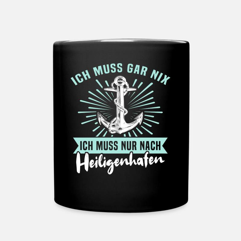 Heiligenhafen Sprüche Heiligenhafener Spruch - Tasse einfarbig - Schwarz