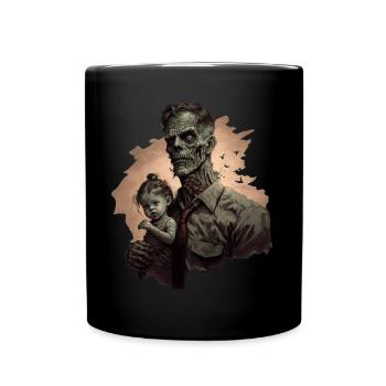 Zombie Dad - Full Colour Mug - black - Front