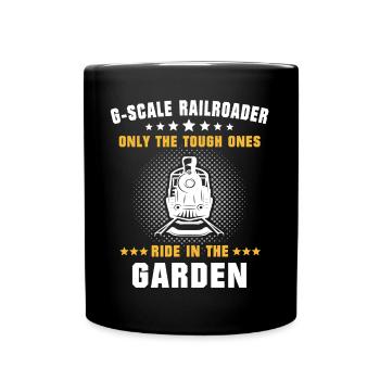 Model railway G gauge - Full Colour Mug - black - Front