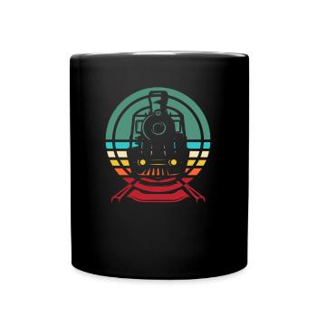 Model railway G gauge - Full Colour Mug - black - Front