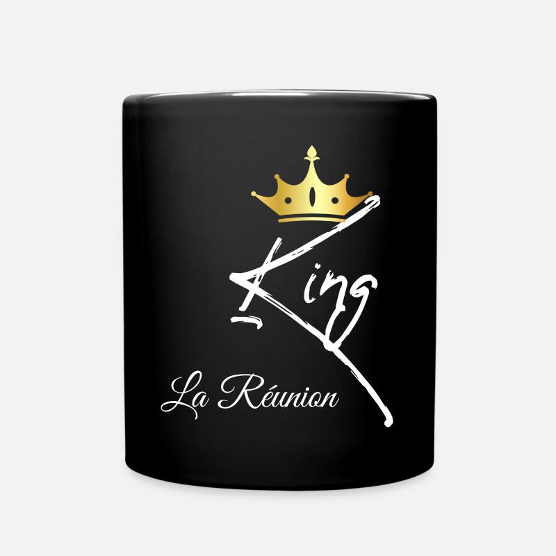 King La Réunion - Mug uni - noir