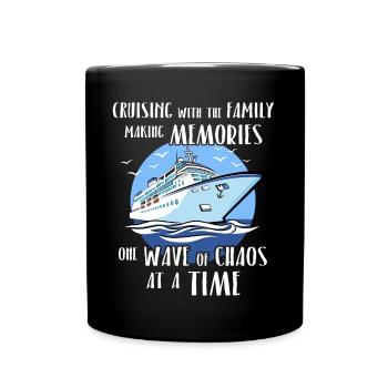 Croisière familiale Croisière familiale - Mug uni - noir - Devant