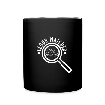 Cloud Watcher - Full Colour Mug - black - Front