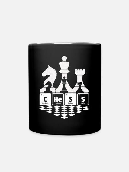 Échecs - Tableau périodique des échecs - Mug uni - noir