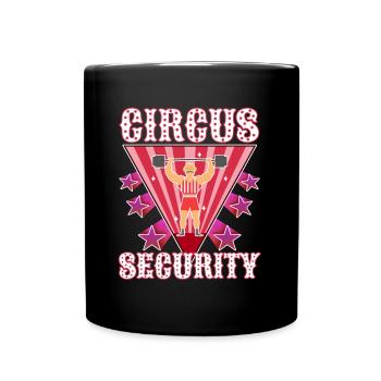 Circus security - Full Colour Mug - black - Front