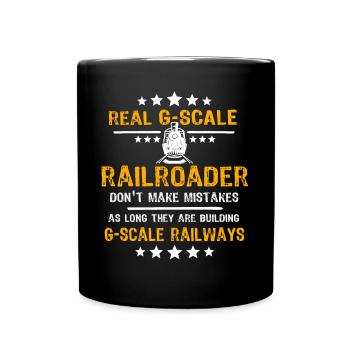 Railroad Garden Fault G Gauge - Full Colour Mug - black - Front