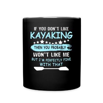 Kayak - Mug uni - noir - Devant