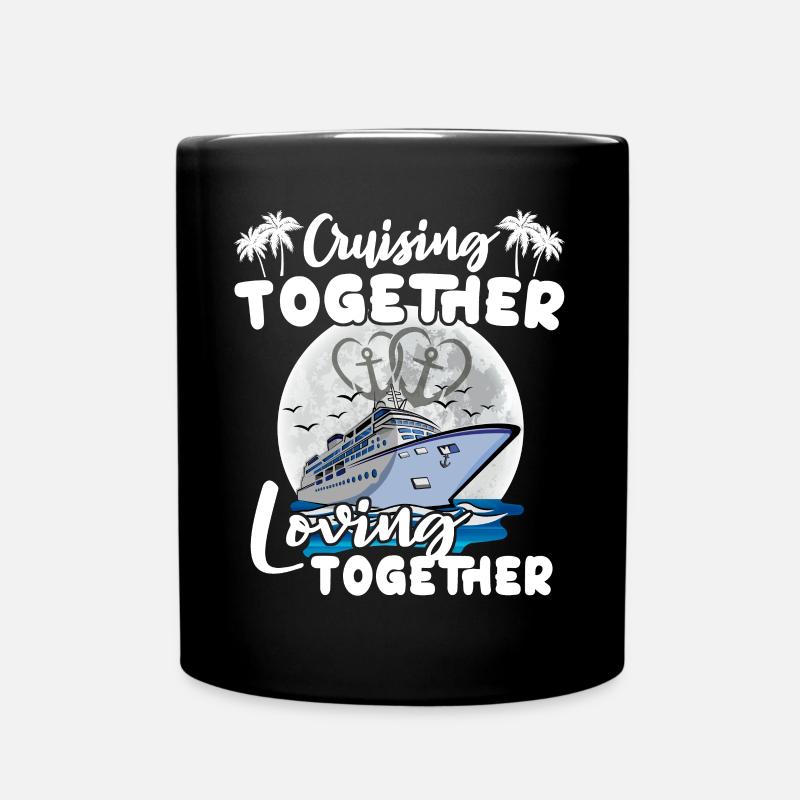 Kreuzfahrt Liebe Hochzeitsreise - Tasse einfarbig - Schwarz