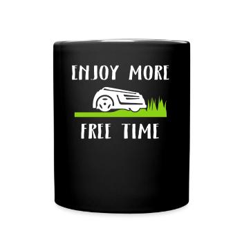 Tondeuse robot Robot tondeuse - Mug uni - noir - Devant