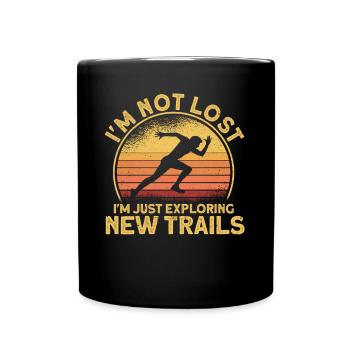 Ultramarathon Coureur Ultramarathon Ultralauf Gesche - Mug uni - noir - Devant