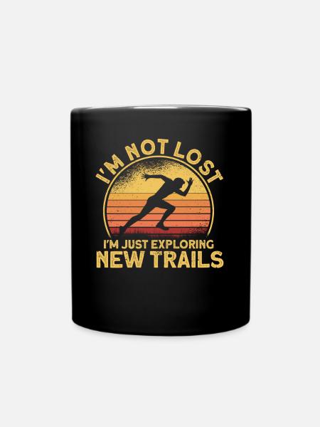 Ultramarathon Runner Ultramarathon Ultralauf Gesche - Full Colour Mug - black