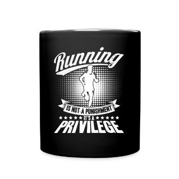 Ultrarunning Trail Running Marathon Runner Cadeau - Mug uni - noir - Devant