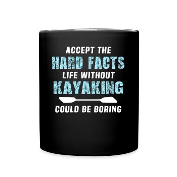 Kayak - Mug uni - noir - Devant