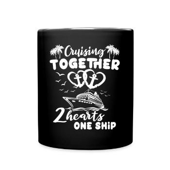 Croisière Bateau Couple Croisière - Mug uni - noir - Devant