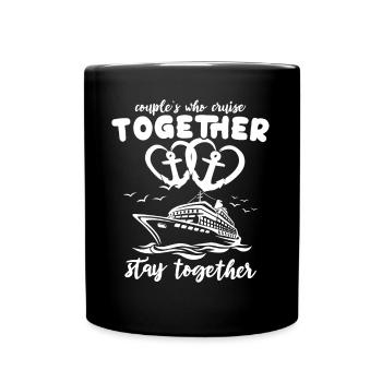 Croisière Bateau Couple Croisière - Mug uni - noir - Devant
