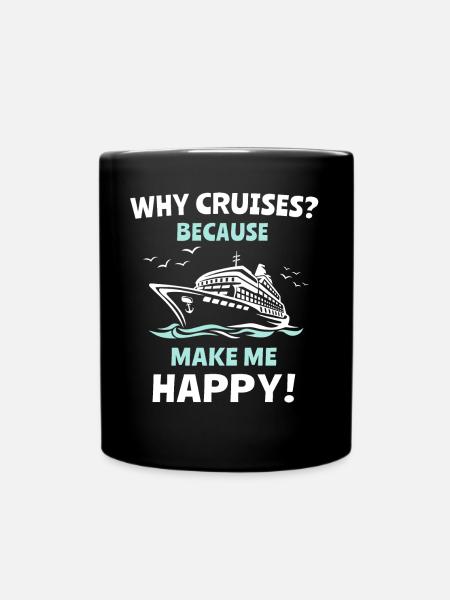 Cruise Family Cruise - Full Colour Mug - black