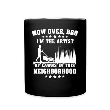 Tondeuse - Mug uni - noir - Devant