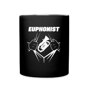 Euphonist Baritone Bass Gifts - Full Colour Mug - black - Front