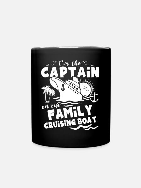 Kreuzfahrt Familie - Tasse einfarbig - Schwarz