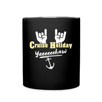 Cruise Ship Cruise - Full Colour Mug - black - Front