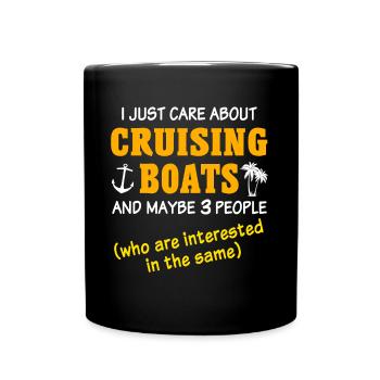 Cruise Ship Cruise - Full Colour Mug - black - Front