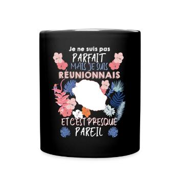 Le Reunionnais Est L'Homme Parfait - Mug uni - noir - Devant