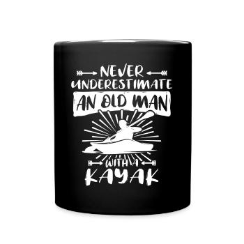 Kayak Kayaking - Mug uni - noir - Devant