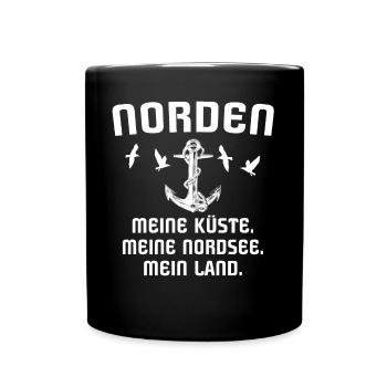 Norden Nordener - Tasse einfarbig - Schwarz - Vorne