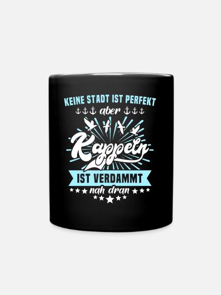 Kappeln Sprüche Kappelner Spruch - Tasse einfarbig - Schwarz