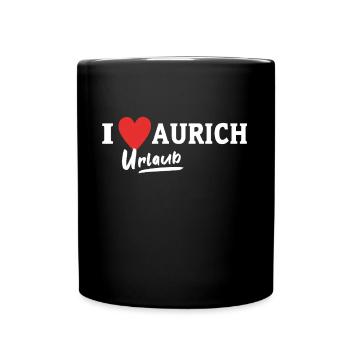 Zinnowitz Fahrrad Zinnowitzer Radfahrer - Tasse einfarbig - Schwarz - Vorne