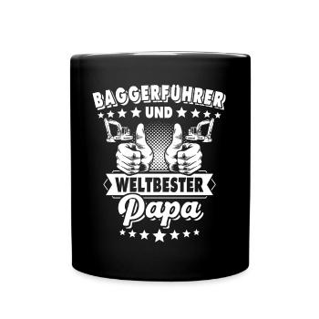 Zinnowitz Ebike Zinnowitzer Ebiker - Tasse einfarbig - Schwarz - Vorne