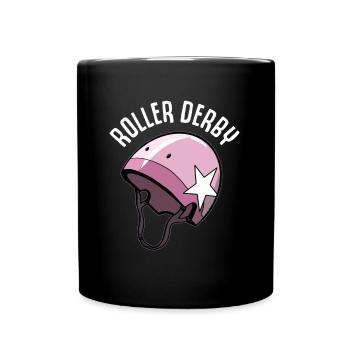 ROLLER DERBY - Mug uni - noir - Devant