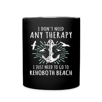 Rehoboth Beach Delaware - Tasse einfarbig - Schwarz - Vorne