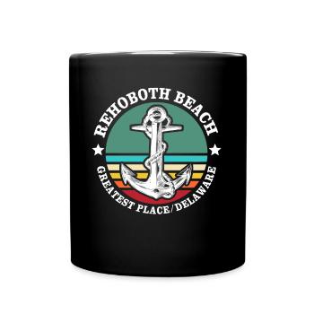 Rehoboth Beach Delaware - Tasse einfarbig - Schwarz - Vorne