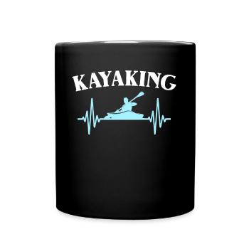 Kayak ECG - Full Colour Mug - black - Front